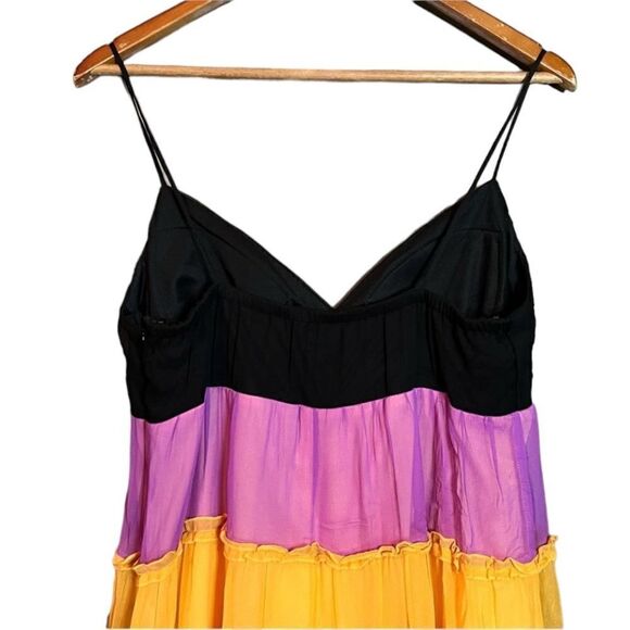 Sangria petite 100% silk colourful dress‎ - Picture 9 of 10